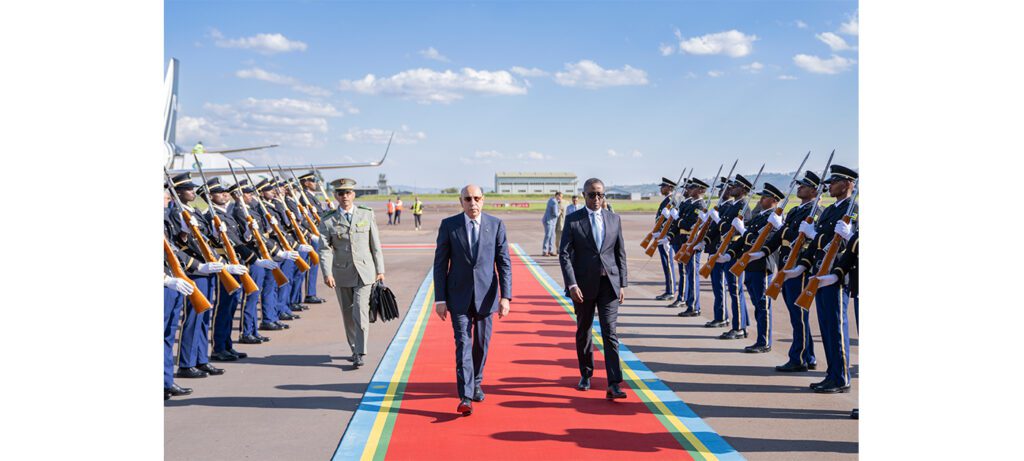President of Republic Arrives in Kigali to Participate in the Africa CEO Forum