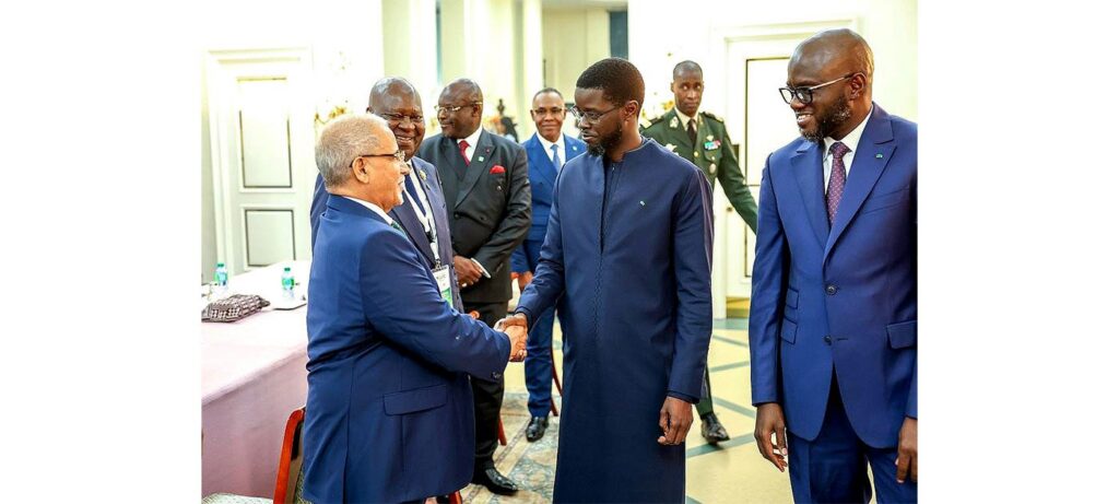 Senegalese President Receives the President of the National Assembly
