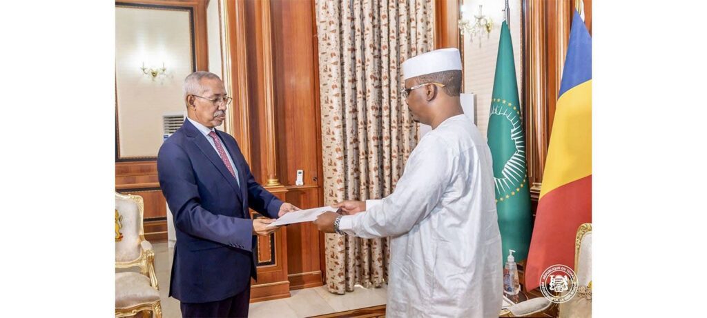 Defence Minister delivers Message from President of Republic to Chadian President