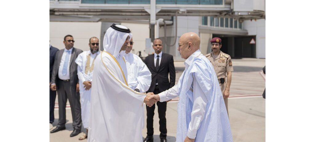 President of the Republic Arrives in Doha to Offer Condolences on Passing of Father Emir