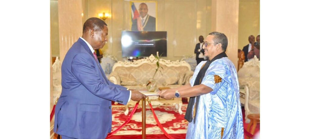 Mauritania’s Ambassador to the Central African Republic Presents Credentials