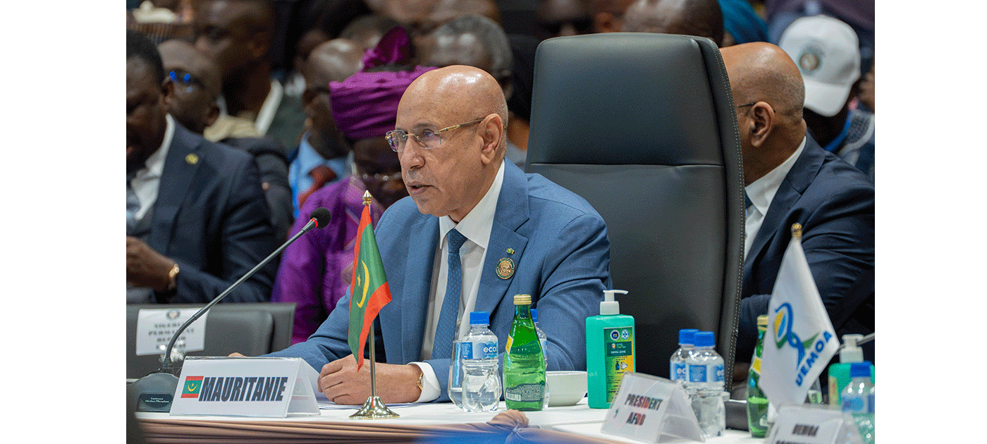 President of Republic Reaffirms Mauritania’s Support for Regional Integration at ECOWAS Summit
