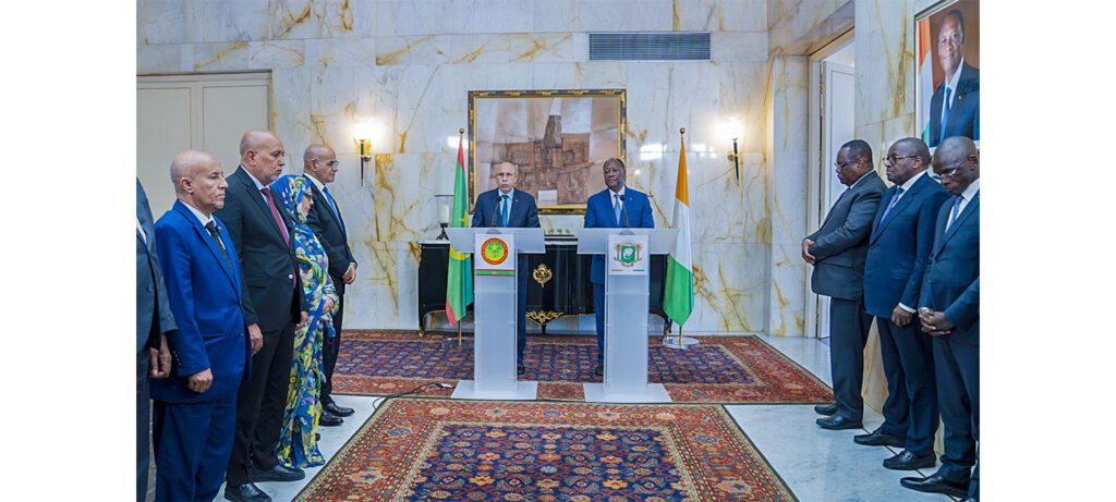 Mauritanian, Ivorian Presidents Hold Joint News Conference in Abidjan