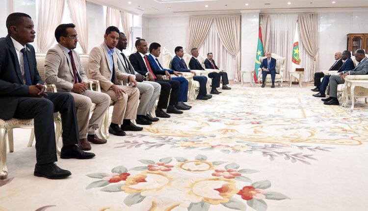 President of Republic Receives Executive Board of Mauritanian Magistrates Club