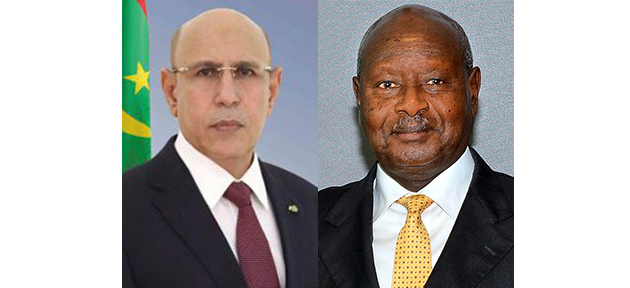 President of Republic Congratulates Ugandan Counterpart