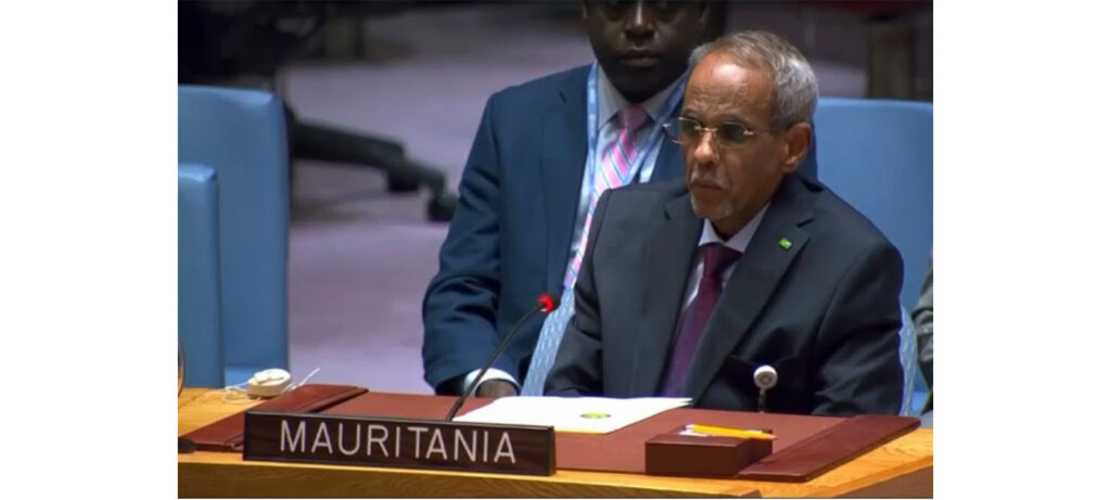Mauritania Renews Condemnation of Israeli Violations, Calls on Security Council to Fulfil Its Responsibilities