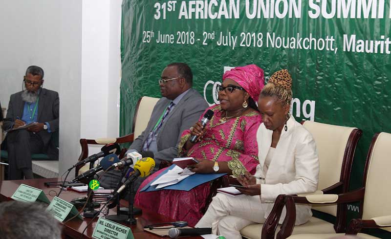 La commissaire de l’Union Africaine chargée des ressources humaines et ...