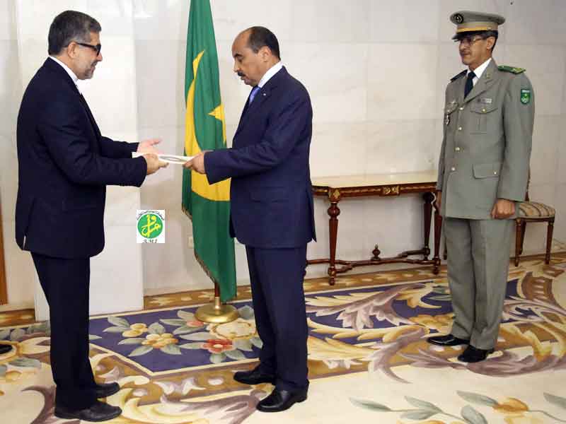 Le Président de la République reçoit le nouvel ambassadeur de la