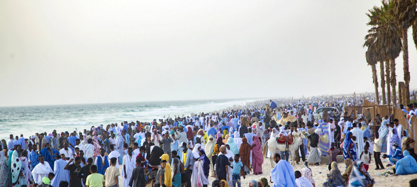 Plage de Nouakchott: Une destination de loisirs privilégiée pendant l’Aïd al-Adha.