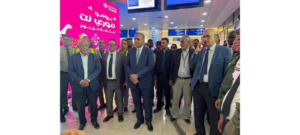 Inauguration d’un nouvel espace à l’aéroport international de Nouakchott « Oum Tounsi » pour renforcer les services d’accueil