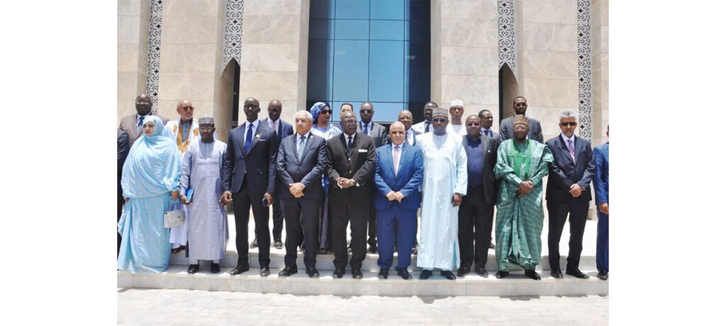Le Président de l’Assemblée nationale reçoit des délégations parlementaires participant à la cérémonie de décoration du Président de la République par l’Ordre de la Pléiade