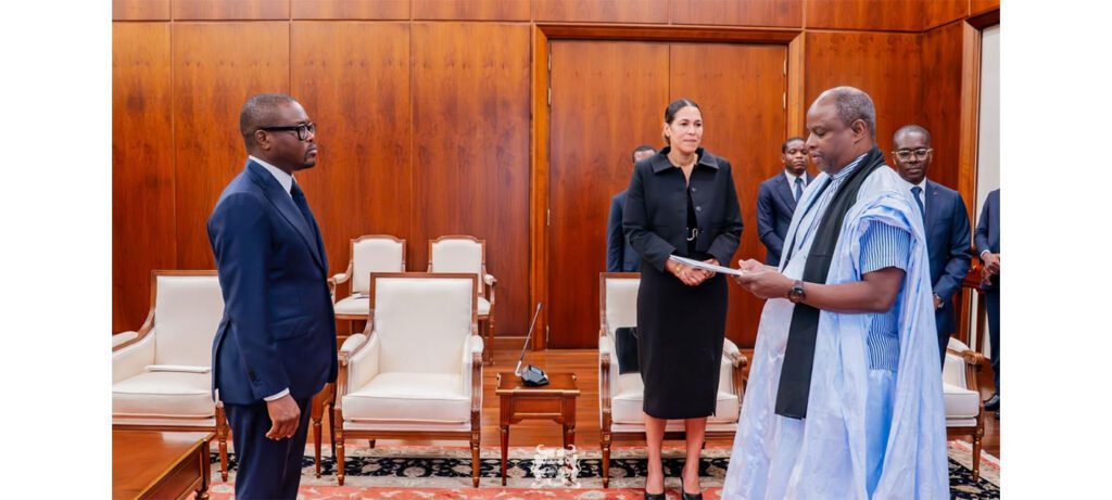 L’ambassadeur de Mauritanie en République du Bénin présente ses lettres de créance