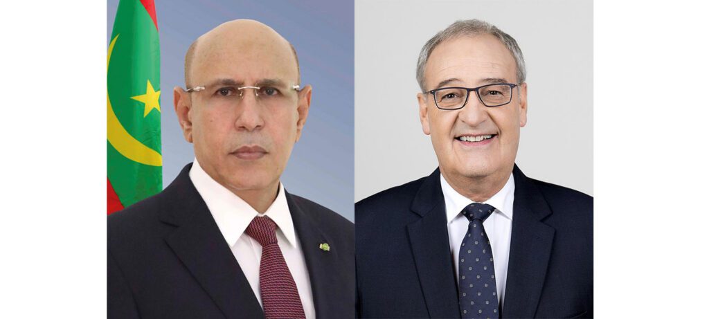 Ghazouani félicite le président suisse pour la fête nationale