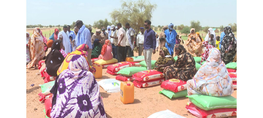Kiffa : 4,3 tonnes de vivres distribuées à 38 familles sinistrées par les pluies