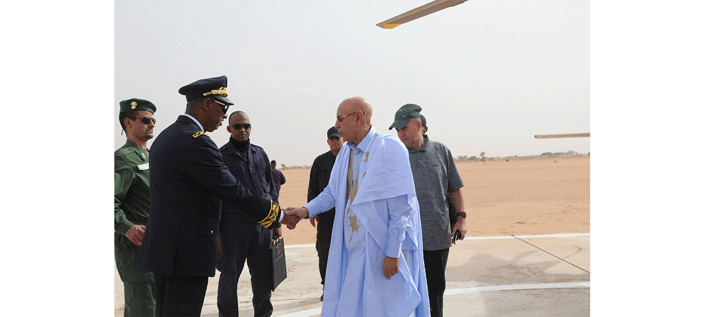 Le Président de la République quitte Benichab pour Nouakchott au terme d’une visite de travail et d’information dans l’Inchiri