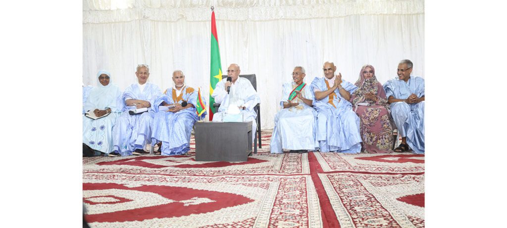 Le Président de la République lors de la rencontre avec les cadres à Aoujeft : création prochaine d’une agence nationale pour développer la filière des oasis, désenclaver les zones de production et renforcer la souveraineté alimentaire