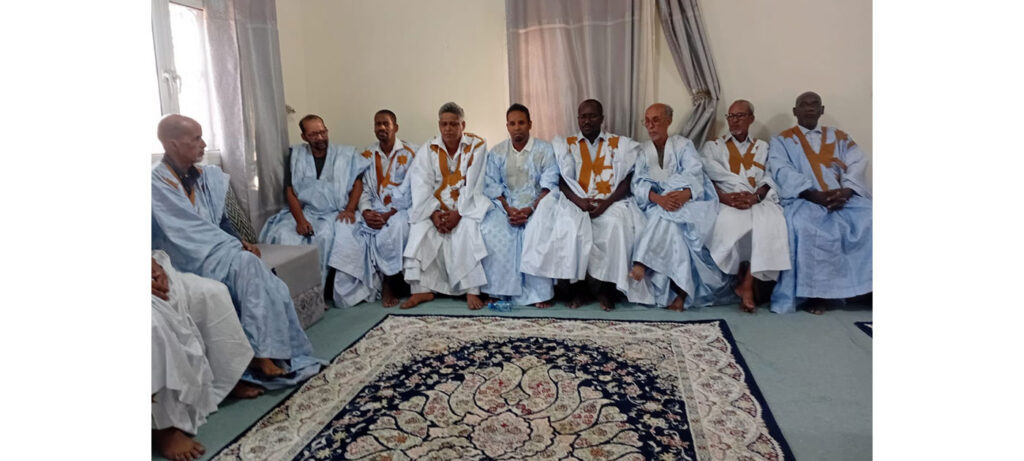 Ghazouani présente ses condoléances à la famille de Fatimetou Mint Berar à Tidjikja