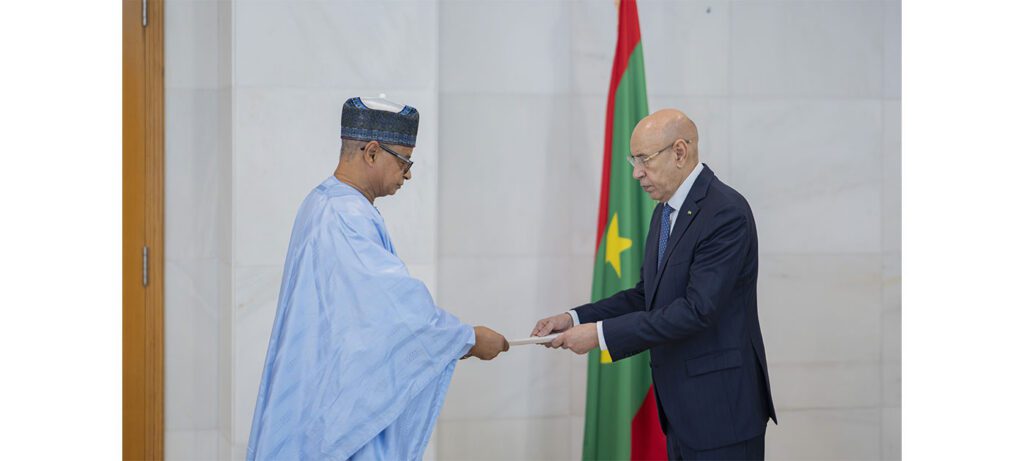 Le Président de la République reçoit les lettres de créance de l’ambassadeur de la République du Niger